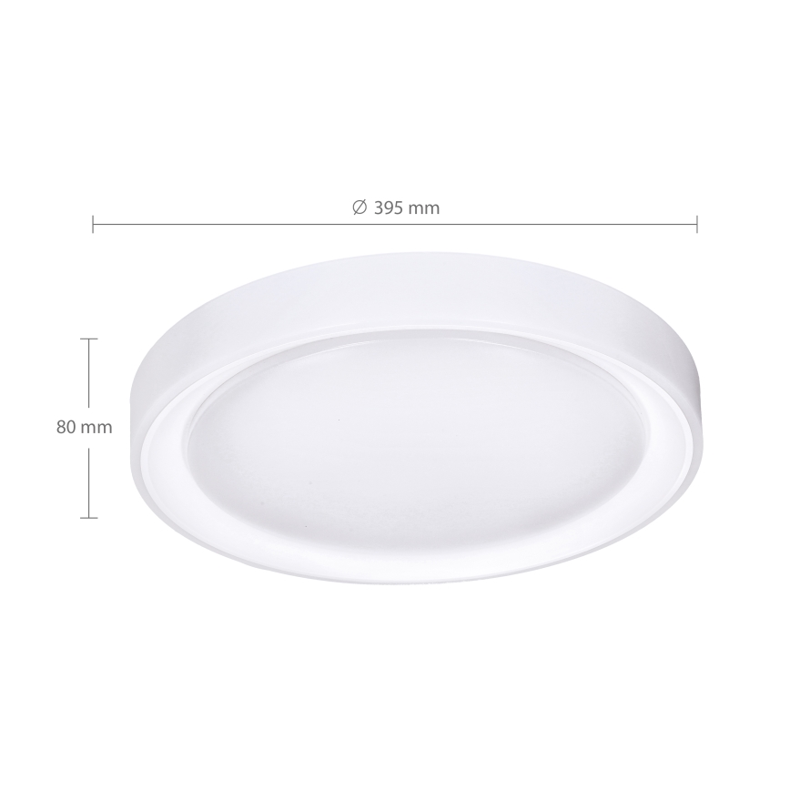 Brilagi - Plafonnier à intensité variable RGB FLOCO LED/30W/230V 3000-6500K Wi-Fi Tuya + LED/6W + télécommande