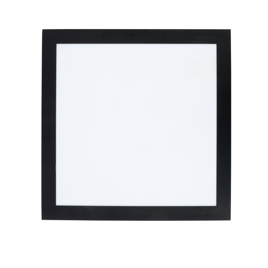 Brilagi - Plafonnier salle de bain à intensité variable FRAME SMART LED/24W/230V 30x30 cm 3000-6000K IP44 noir + télécommande