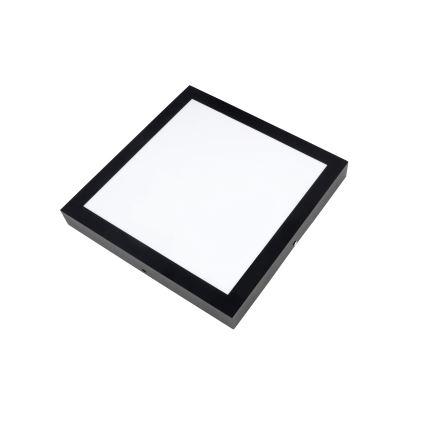 Brilagi - Plafonnier salle de bain à intensité variable FRAME SMART LED/24W/230V 30x30 cm 3000-6000K IP44 noir + télécommande