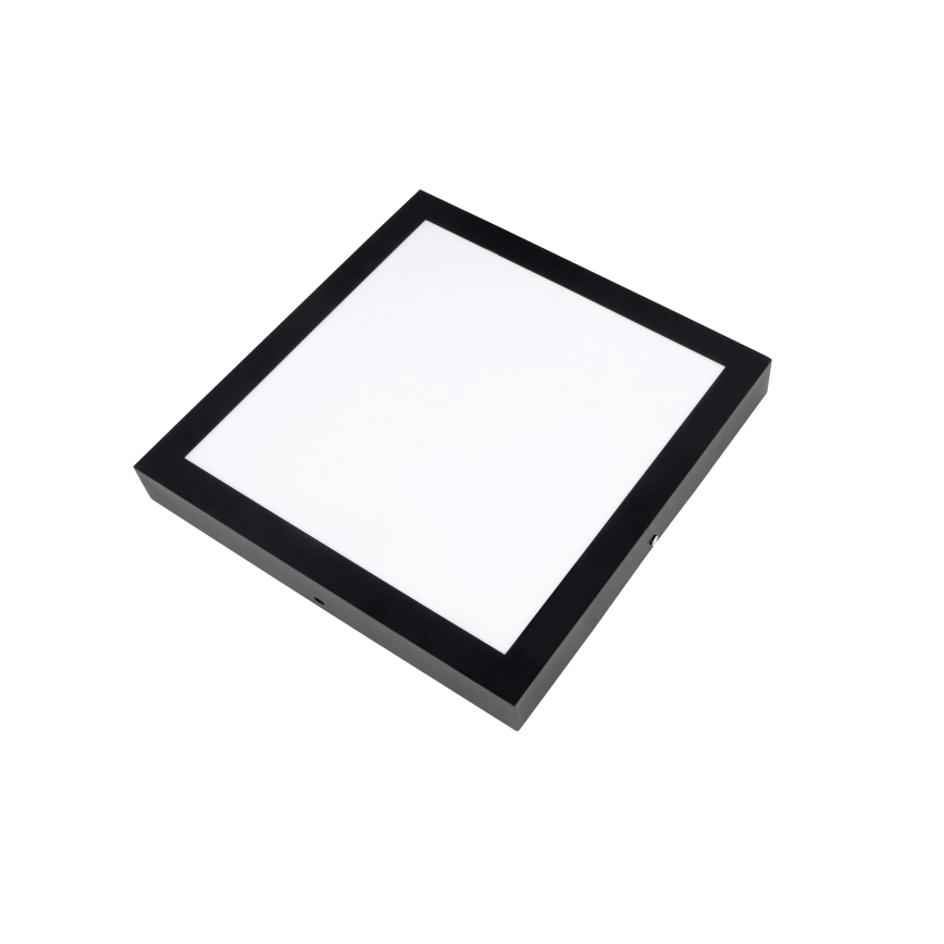 Brilagi - Plafonnier salle de bain à intensité variable FRAME SMART LED/24W/230V 30x30 cm 3000-6000K IP44 noir + télécommande
