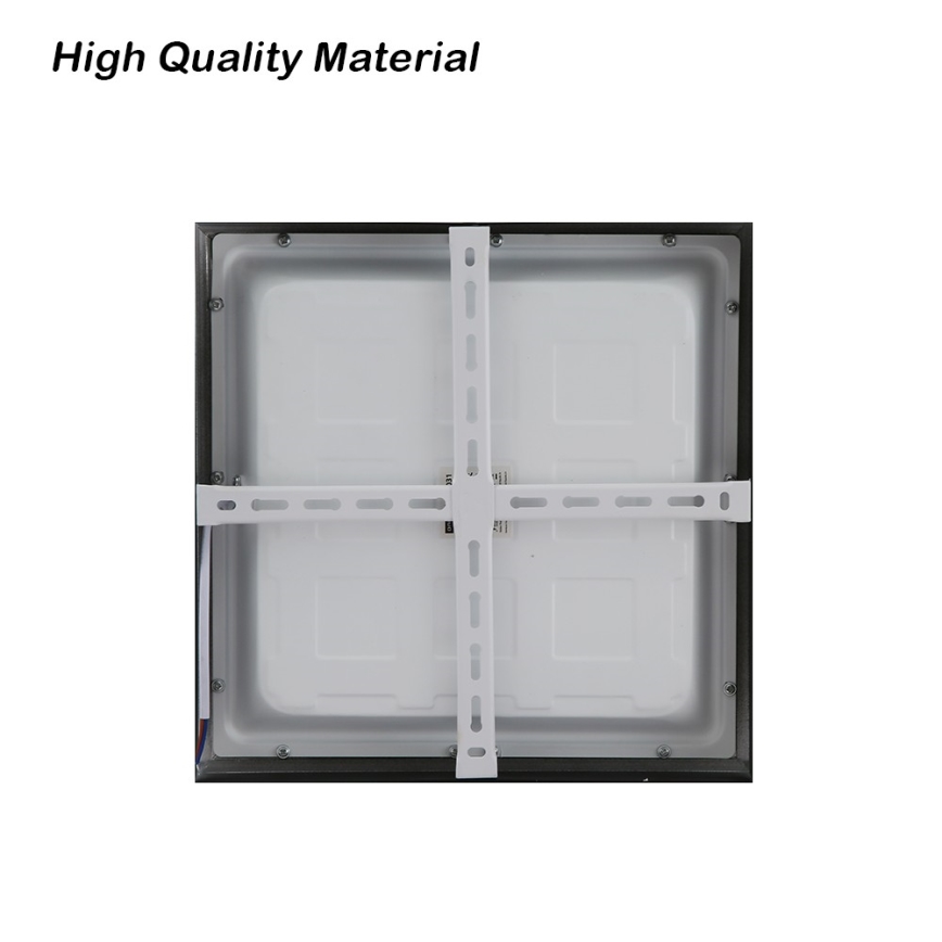 Brilagi - Plafonnier salle de bain FRAME LED/24W/230V 30x30 cm 3000/4000/6000K IP44 noir