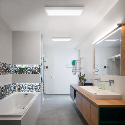 Brilagi - Plafonnier salle de bain FRAME LED/50W/230V 60x60 cm 3000/4000/6000K IP44 blanc