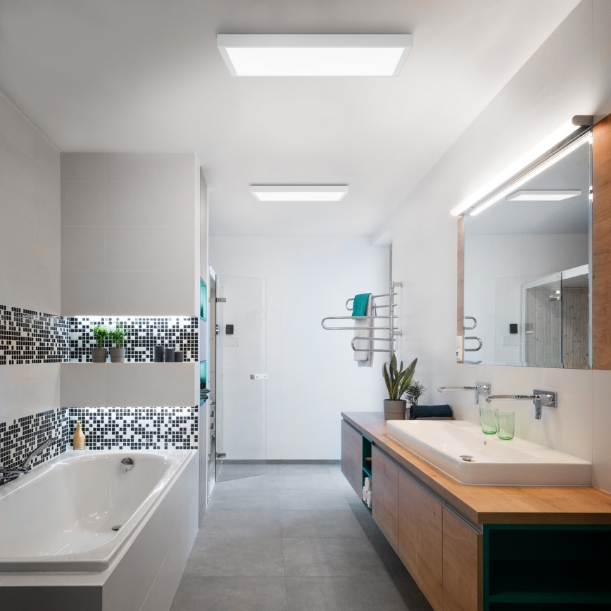 Brilagi - Plafonnier salle de bain FRAME LED/50W/230V 60x60 cm 3000/4000/6000K IP44 blanc