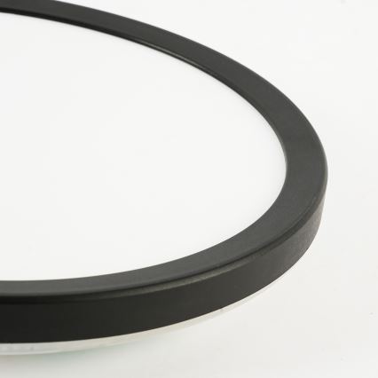 Brilagi - Plafonnier salle de bain ULTRA SLIM LED/18W/230V d. 30 cm noir IP54