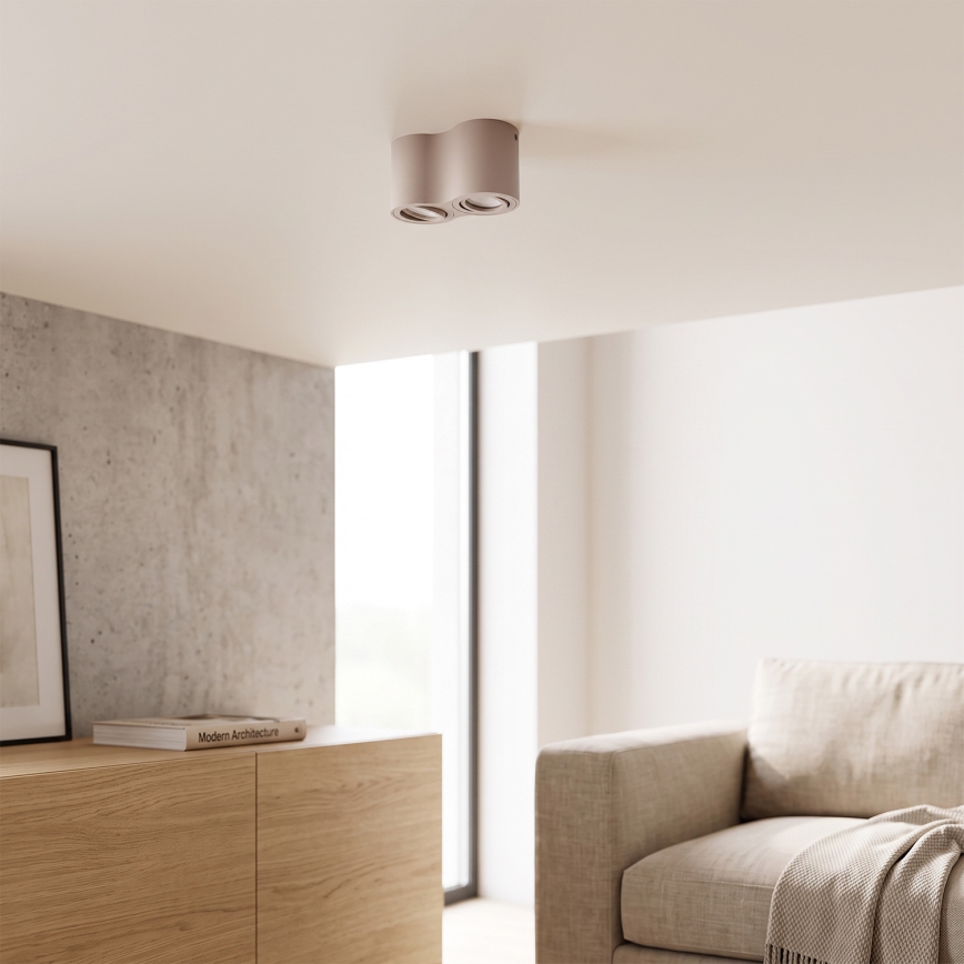 BRILAGI - Luminaire spot MIA DOUBLE 2xGU10/30W/230V beige