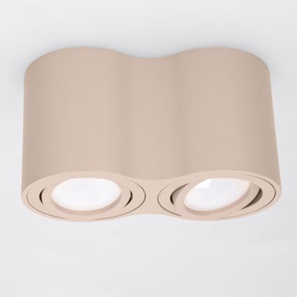 BRILAGI - Luminaire spot MIA DOUBLE 2xGU10/30W/230V beige
