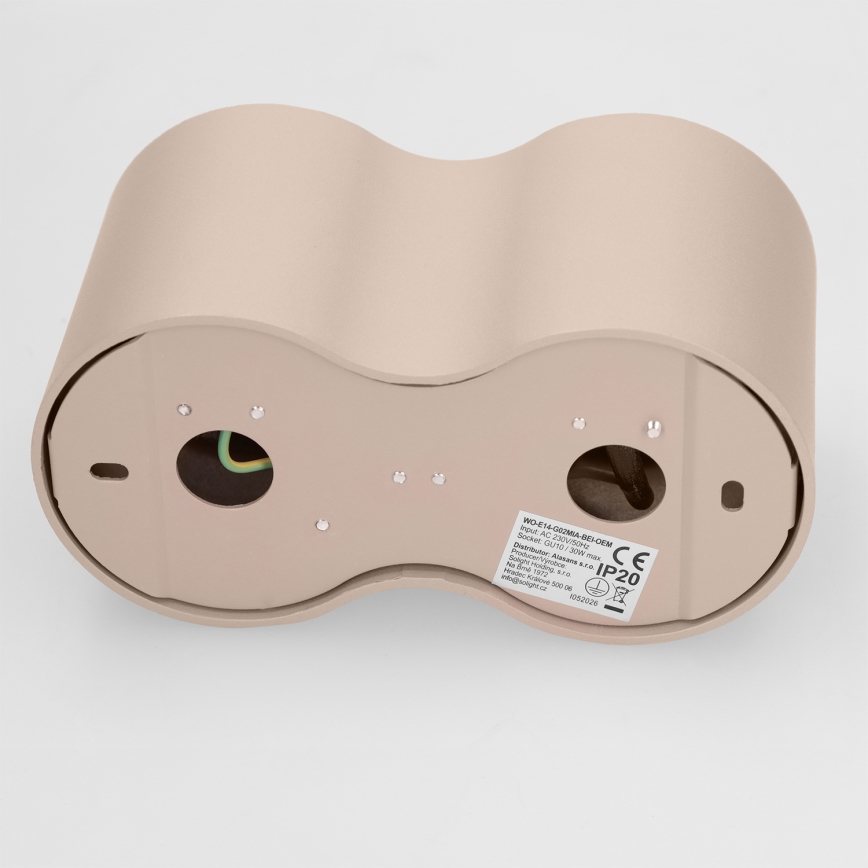 BRILAGI - Luminaire spot MIA DOUBLE 2xGU10/30W/230V beige