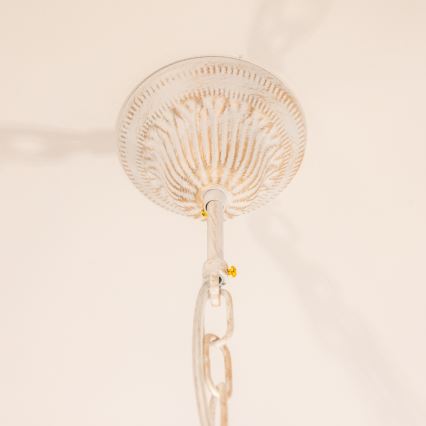 BRILAGI - Lustre à chaîne CLASSIC 3xE14/10W/230V crème/patine