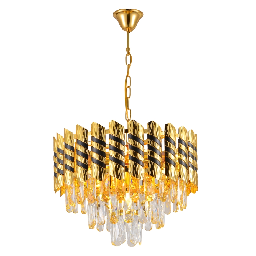 Brilagi - Lustre à chaîne CRISTAL 5xE14/40W/230V Ø 38 cm