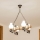 Brilagi - Lustre à chaîne RUSTIC 4xE14/40W/230V chêne