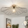 Brilagi - Lustre LED CERIA WIRE 1xE27/40W/230V Ø 80 cm noir/chêne