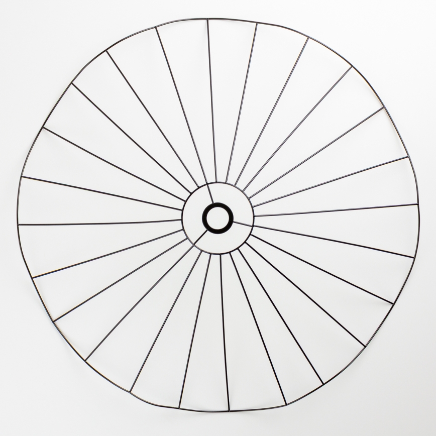 Brilagi - Lustre LED CERIA WIRE 1xE27/40W/230V Ø 80 cm noir/chêne