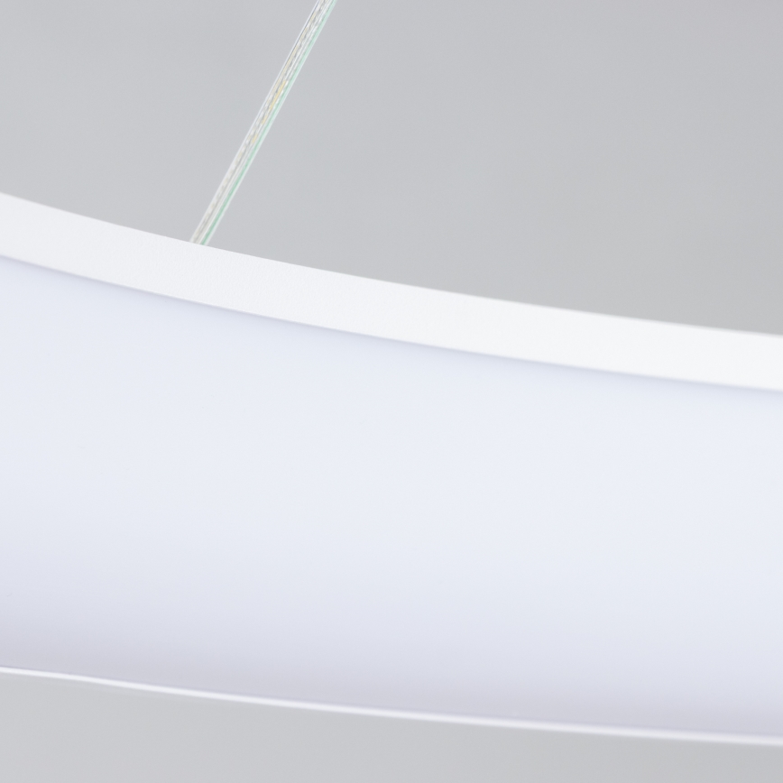 Brilagi - Suspension LED dimmable sur câble FALCON II LED/108W/230V 3000-6500K Ø 80 cm blanc + télécommande