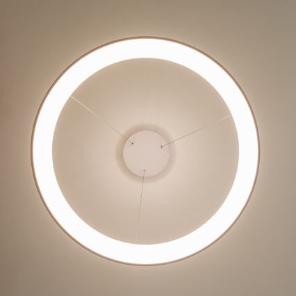 Brilagi - Suspension LED dimmable sur câble FALCON II LED/108W/230V 3000-6500K Ø 80 cm blanc + télécommande