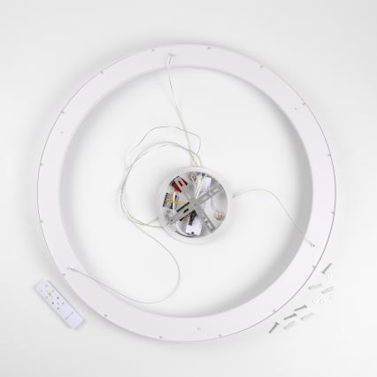 Brilagi - Suspension LED dimmable sur câble FALCON II LED/108W/230V 3000-6500K Ø 80 cm blanc + télécommande