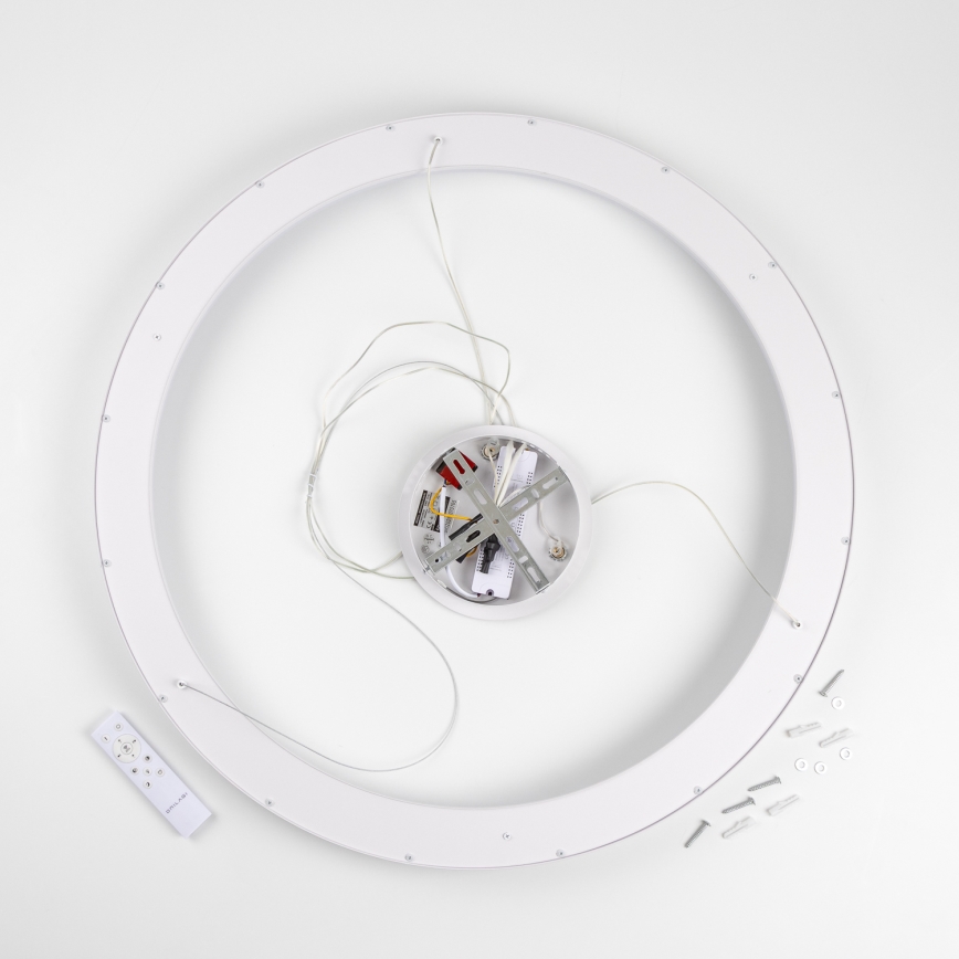 Brilagi - Suspension LED dimmable sur câble FALCON II LED/108W/230V 3000-6500K Ø 80 cm blanc + télécommande