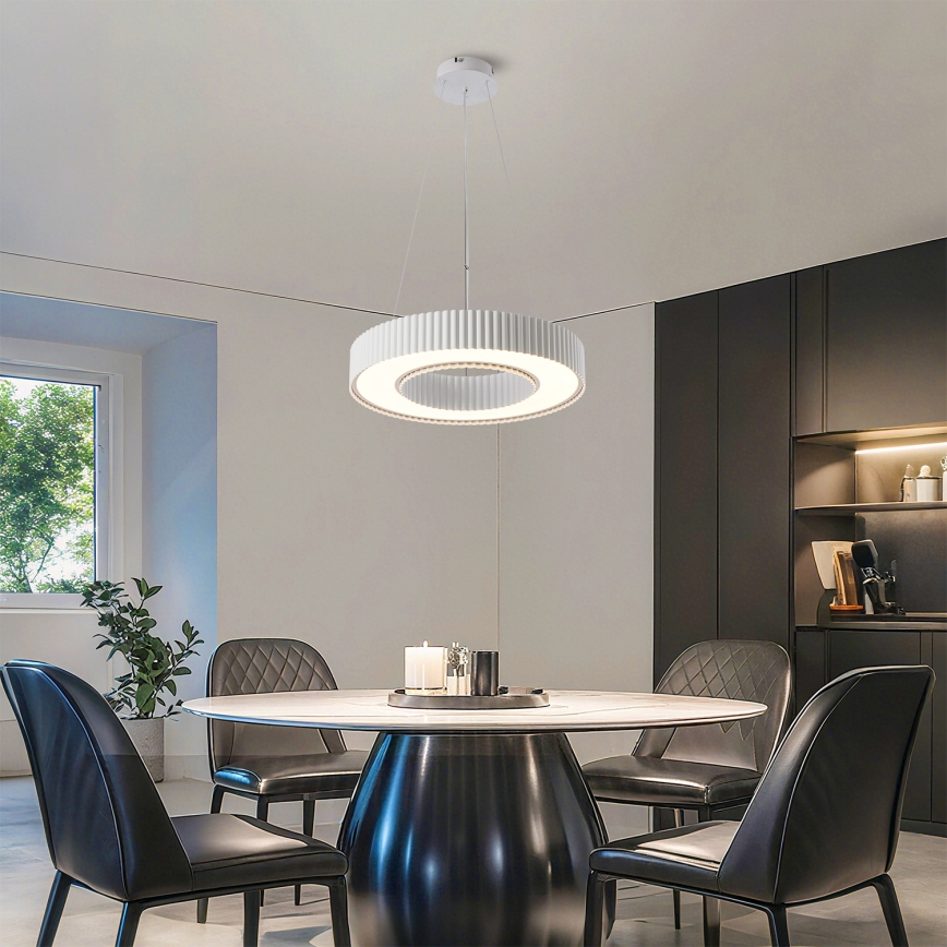 Brilagi - Suspension LED dimmable sur câble LUMIX LED/48W/230V 3000-6000K blanc Ø 50 cm + télécommande