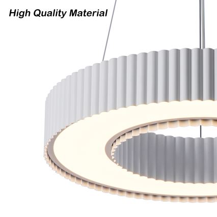 Brilagi - Suspension LED dimmable sur câble LUMIX LED/48W/230V 3000-6000K blanc Ø 50 cm + télécommande