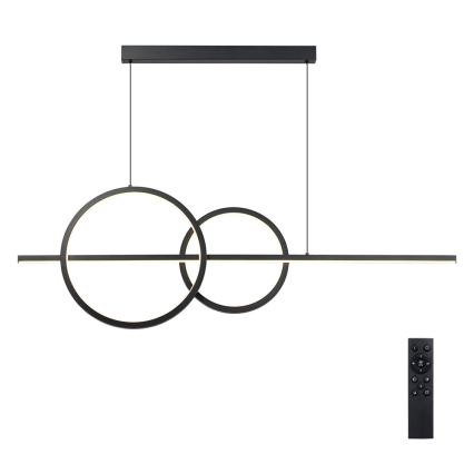 BRILAGI - Suspension LED dimmable sur câble SIGNATURE LED/53W/230V 3000-6000K 120 cm noire + télécommande