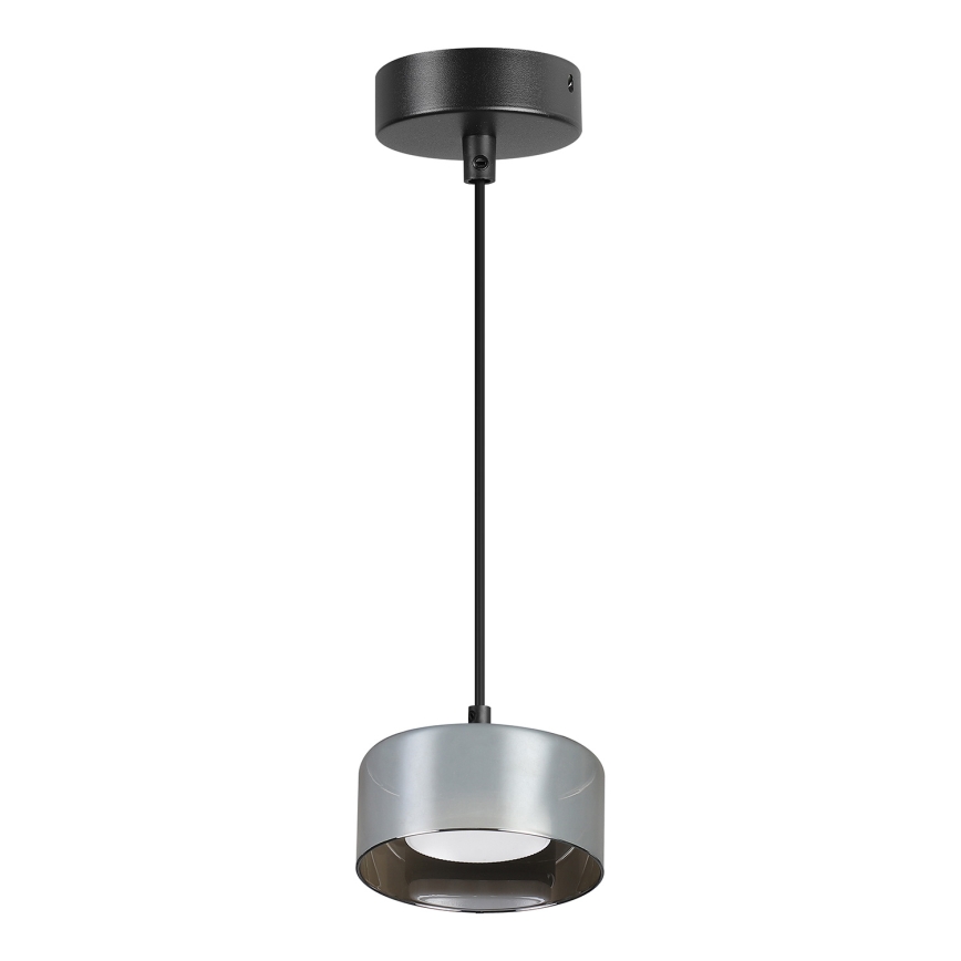 Brilagi - LED RGB+CCT Suspension dimmable sur câble AURA LUX 1xGX53/14W/230V 2700-6500K Wi-Fi Tuya noir/fumé