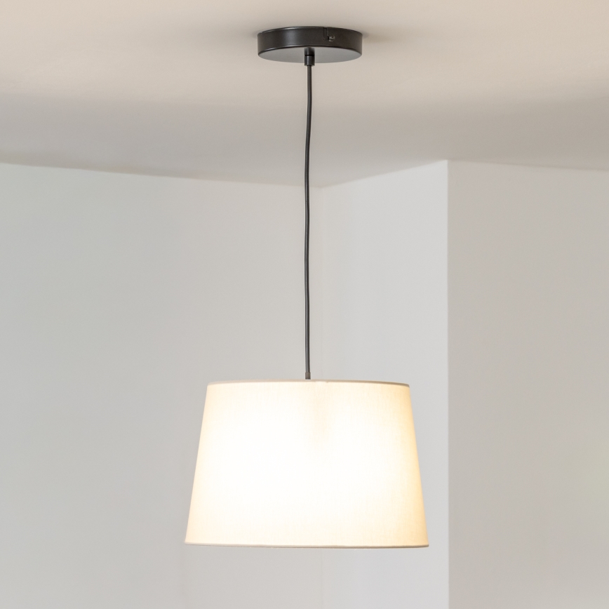 Brilagi - Lustre LED sur câble CERIA 1xE27/40W/230V Ø 30 cm beige