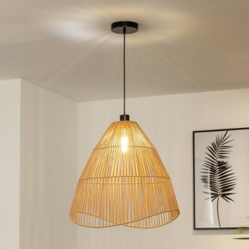 Brilagi - Lustre LED sur câble CERIA BOHO 1xE27/40W/230V Ø 50 cm marron