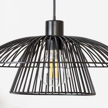 Brilagi - Lustre LED sur câble CERIA WIRE 1xE27/40W/230V Ø 38 cm noir