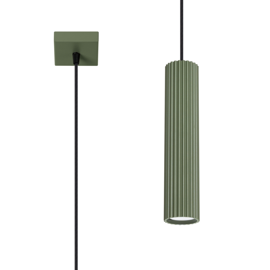 Brilagi - Lustre LED sur câble CRESTO 1x GU10/10W/230V, vert