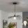 Brilagi - Lustre LED suspendu sur câble CERIA WIRE 1xE27/40W/230V 40x56 cm noir