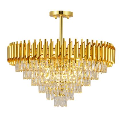 BRILAGI - Lustre plafonnier ECLIPSE 12xE14/10W/230V Ø 78 cm doré