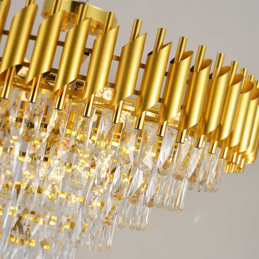 BRILAGI - Lustre plafonnier ECLIPSE 12xE14/10W/230V Ø 78 cm doré