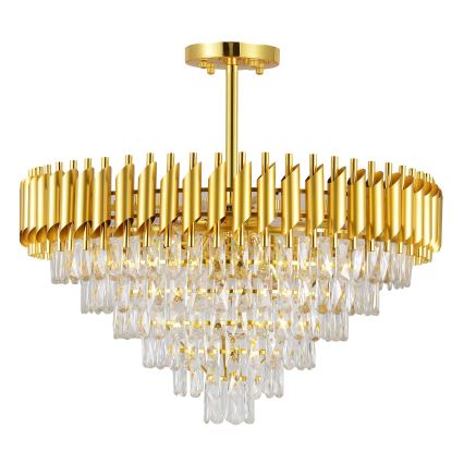 BRILAGI - Lustre plafonnier ECLIPSE 12xE14/10W/230V Ø 78 cm doré
