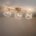 Brilagi - Lustre plafonnier VULCANO 3xG9/8W/230V beige / beige fumé