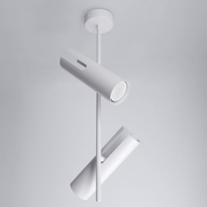 Brilagi - Lustre sur tige BRANCH 2xGU10/30W/230V blanc