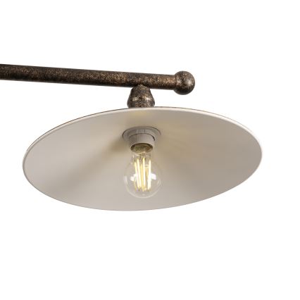 BRILAGI - Lustre sur tige FORGE 2xE27/60W/230V cuivré/patiné