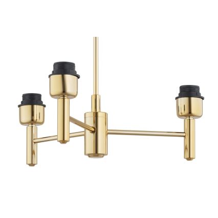 Brilagi - Lustre sur tige MONTE 3xE27/60W/230V bleu/doré