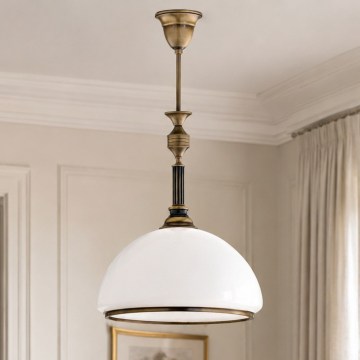 Brilagi - Lustre sur tige TAURUS 1xE27/15W/230V Ø 40 cm bronze