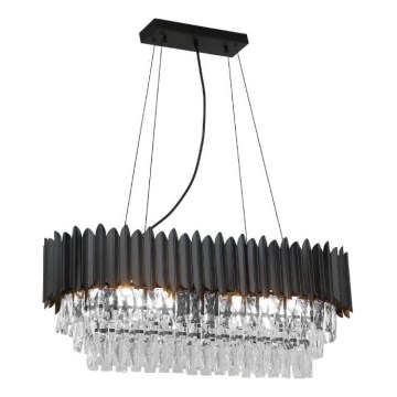 Brilagi - Lustre suspendu sur câble CARLOS 10xE14/40W/230V