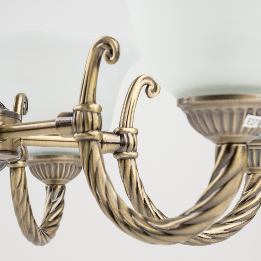 BRILAGI - Lustre suspendu sur chaîne CLASSIC 6xE14/10W/230V en laiton