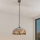 Brilagi - Lustre Tiffany en vitrail sur chaîne LORAS 2xE27/60W/230V