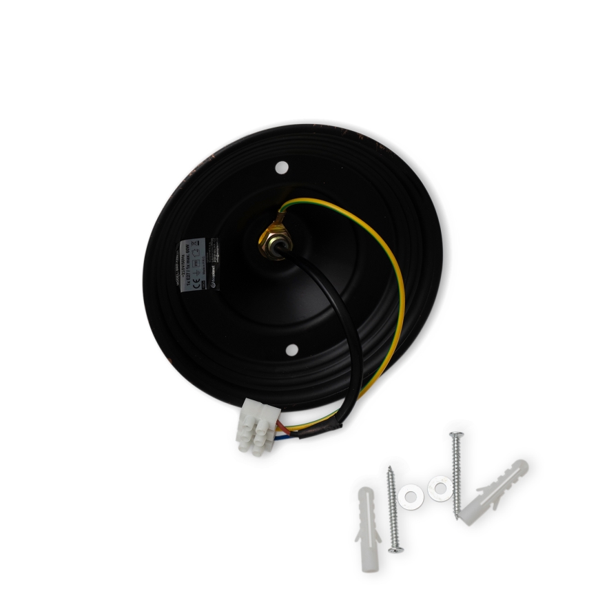 Brilagi - Lustre Tiffany en vitrail suspendu sur chaîne ivoire 1xE27/60W/230V Ø 40 cm
