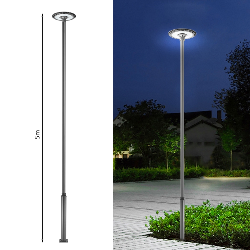 Brilagi - Mât métallique URBAN pour éclairage extérieur 5 m, ø 58 mm, anthracite
