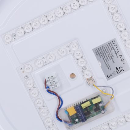 Brilagi - MATTEO dimmbare LED-Deckenleuchte LED/48W/230V 3000–6500K Ø 41 cm taupe + Fernbedienung
