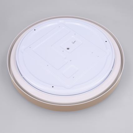 Brilagi - MATTEO dimmbare LED-Deckenleuchte LED/48W/230V 3000–6500K Ø 41 cm taupe + Fernbedienung