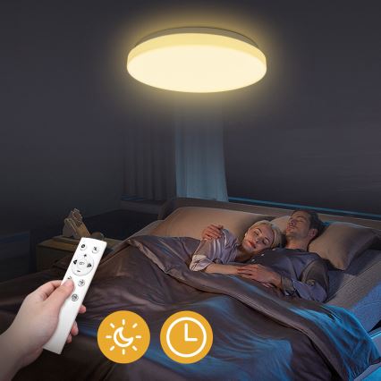 Brilagi - LED-dimmbare Deckenleuchte MILKY WAY LED/24W/230V 3000-6500K Ø 38 cm + Fernbedienung