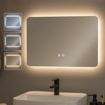 Brilagi - Miroir chauffant de salle de bains rétroéclairé à LED dimmable DIANA LED/13W/230V 40x60 cm 3000/4000/6500K IP44 IRC 90