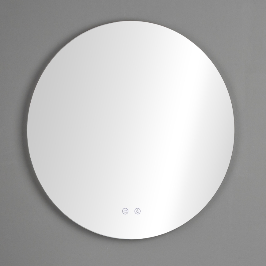 Brilagi - Miroir chauffant LED dimmable pour salle de bains, rétroéclairé DEMI PRO LED/20W/230V Ø 60 cm 3000/4000/6500K IP44 IRC 90