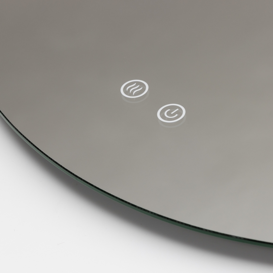 Brilagi - Miroir chauffant LED dimmable pour salle de bains, rétroéclairé DEMI PRO LED/20W/230V Ø 60 cm 3000/4000/6500K IP44 IRC 90