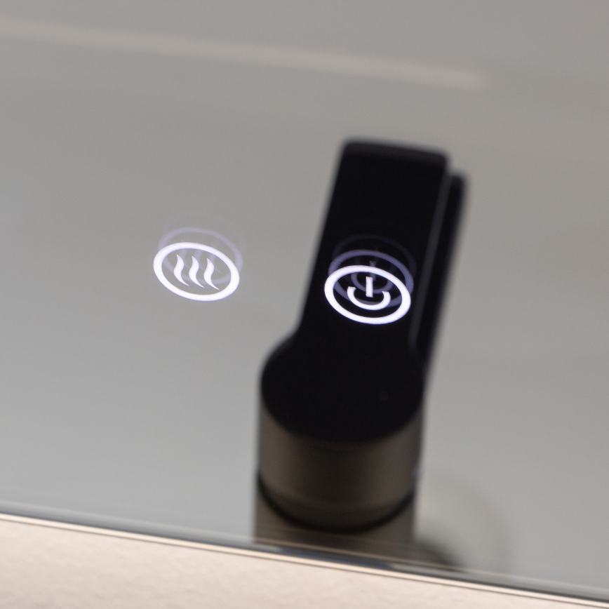 Brilagi - Miroir chauffant de salle de bains LED à intensité variable avec rétroéclairage DIANA LED/17W/230V 60x60 cm 3000/4000/6500K IP44 IRC 90