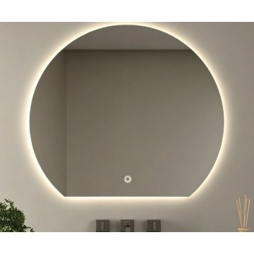 BRILAGI - Miroir de salle de bains ARCO LED/25W/230V 80x72 cm IP44 CRI 90 dimmable + CCT